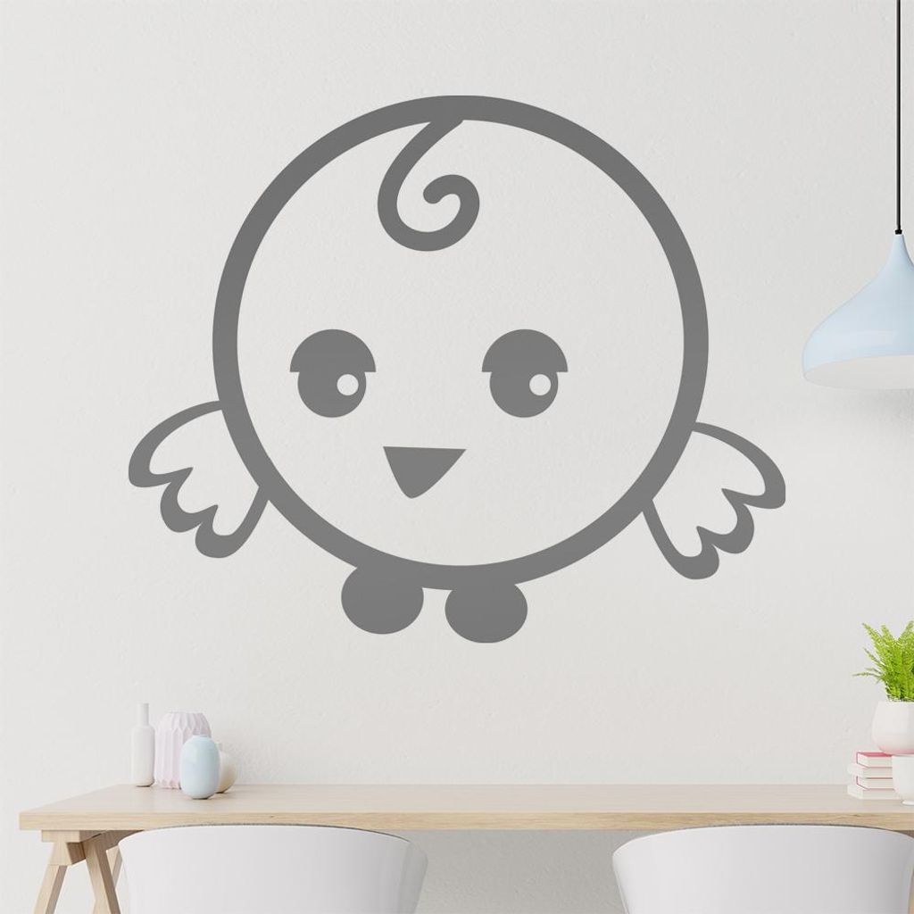 Kücken Wandtattoo in 6 Größen - Wandaufkleber Wall Sticker - Dekoration, Küche, Wohnzimmer, Schlafzimmer, Badezimmer