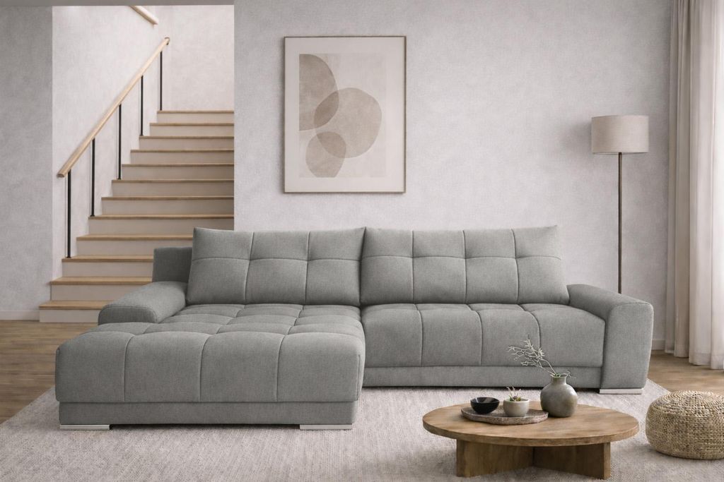 Kaiser Möbel Ecksofa mit schlaffunktion und bettkasten, Produktbild 