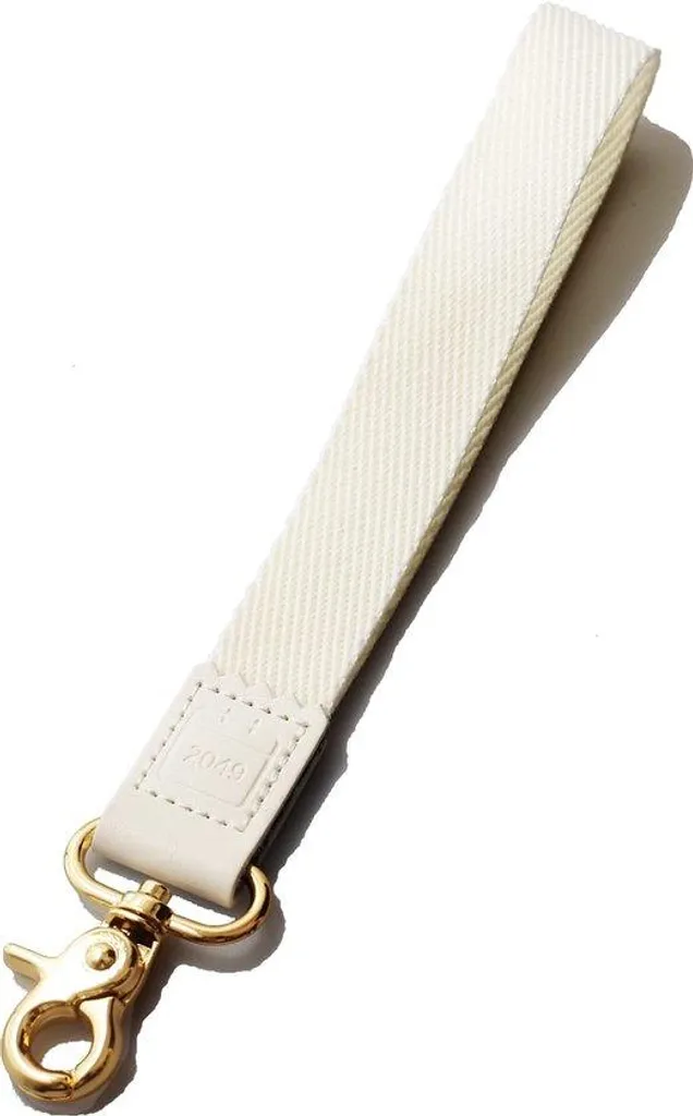Bracelet porte-clés blanc universel avec porte-monnaie et support mobile