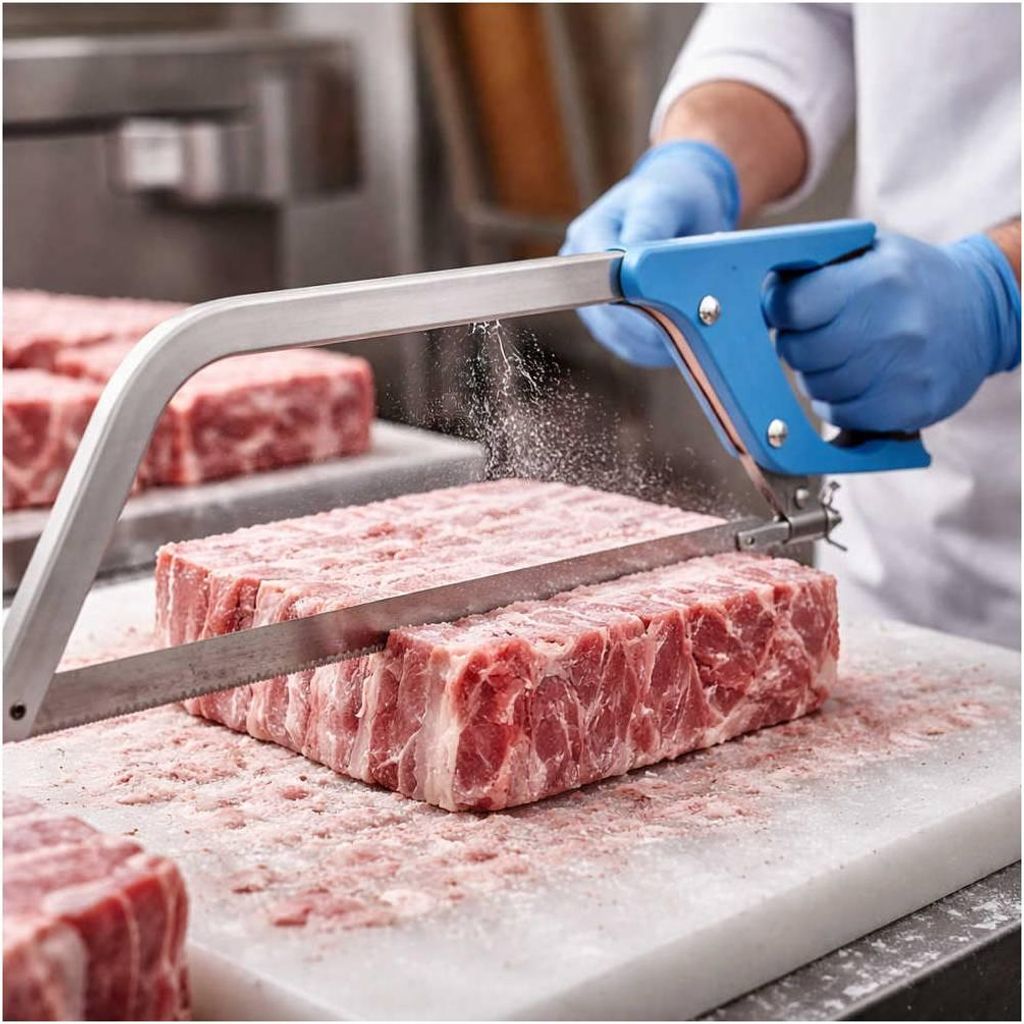 Scie Manuelle de Boucher à Os Pro avec Lame Inox L. 450 x Image du produit 