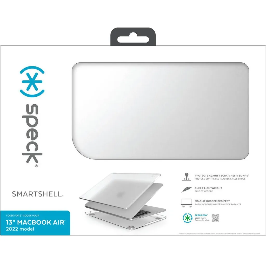 Coque Speck Smartshell pour MacBook Air 13 M2 2022 - Protection Clear - 12