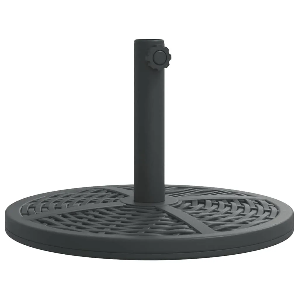 vidaXL Supporto per ombrellone per palo Ø38/48 mm 12 kg rotondo