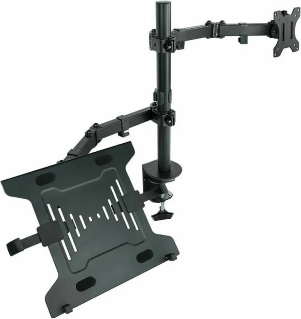 Support ergonomique pour écran et PC portable gain de place sur bureau