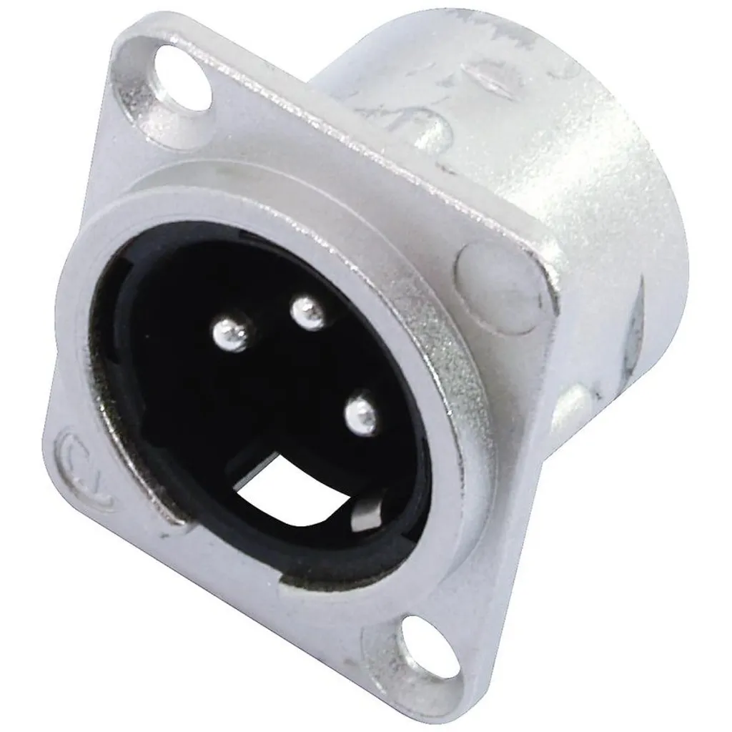 Connettore XLR NC3MDL-1 Neutrik - Chassis Mount Professional 3 Pin