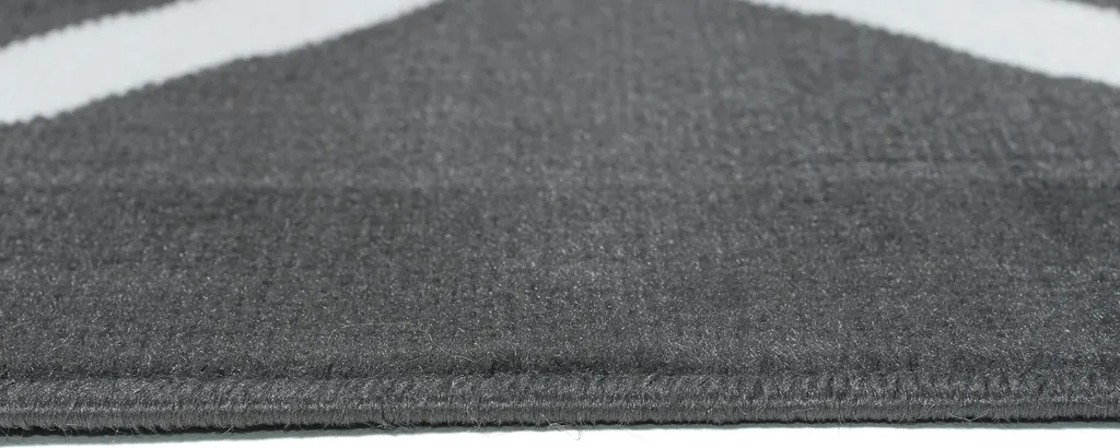 Tapis de Salon LUXURY Moderne Blanc Gris Anthracite XL - 300x400 cm - 5
