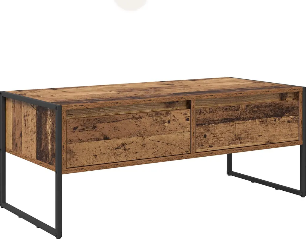 SYFAX™ Coffee Table Legno Vecchio 100x46x40 cm - Stile Minimal-Retro