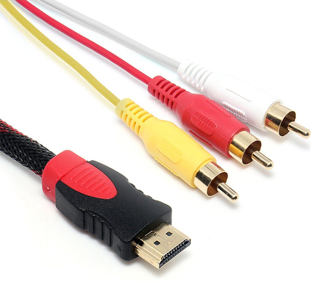 MMOBIEL HDMI zu 3RCA Audio Video AV Kabel Chinch Stecker Produktbild 7