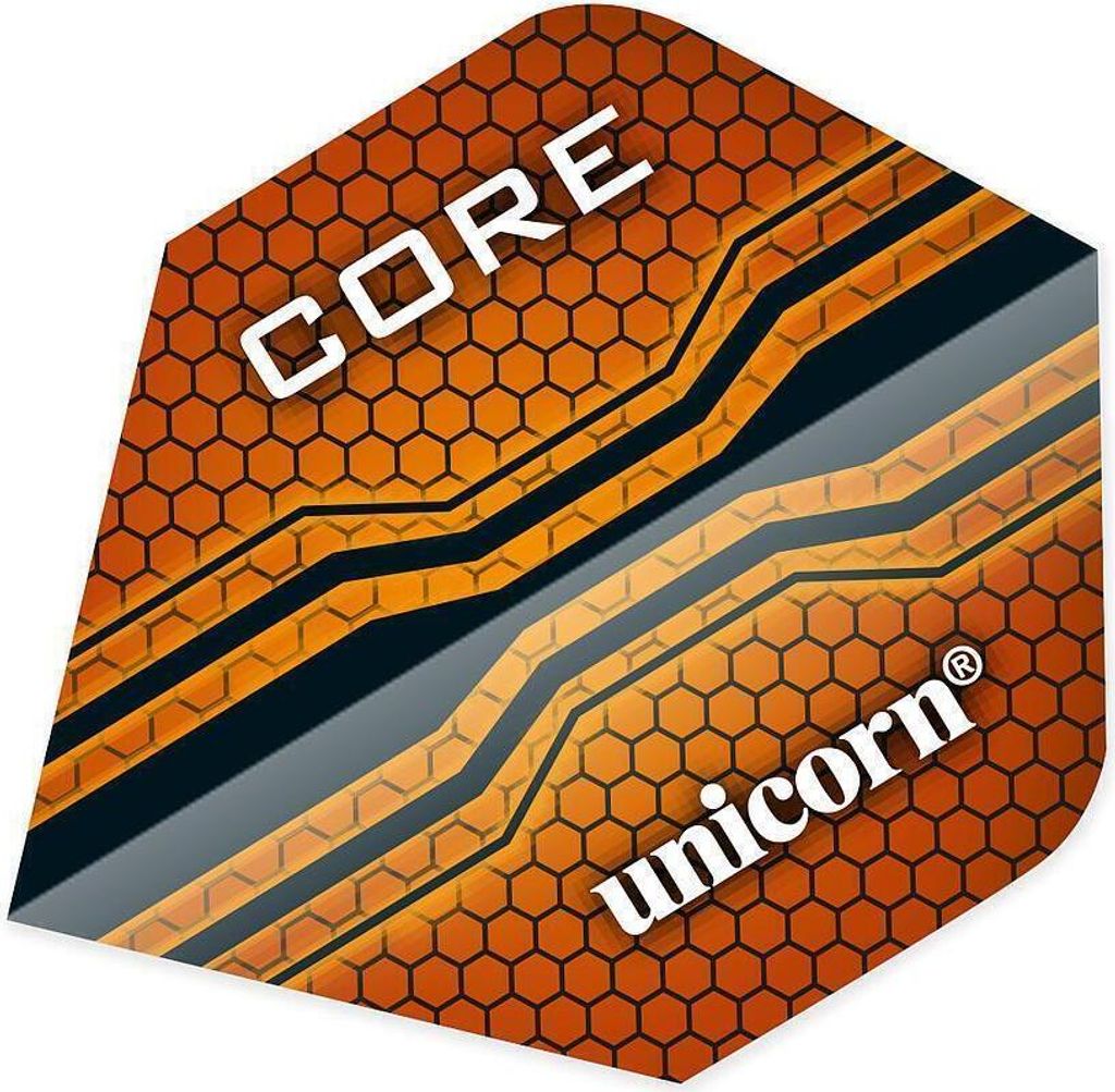Unicorn - Dart Flights "Core .75 Plus" RD1885 (Einheitsgröße) (Orange)