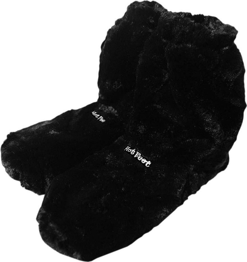 Hot Boots Deluxe, beheizbare Hausschuhe - Schwarz