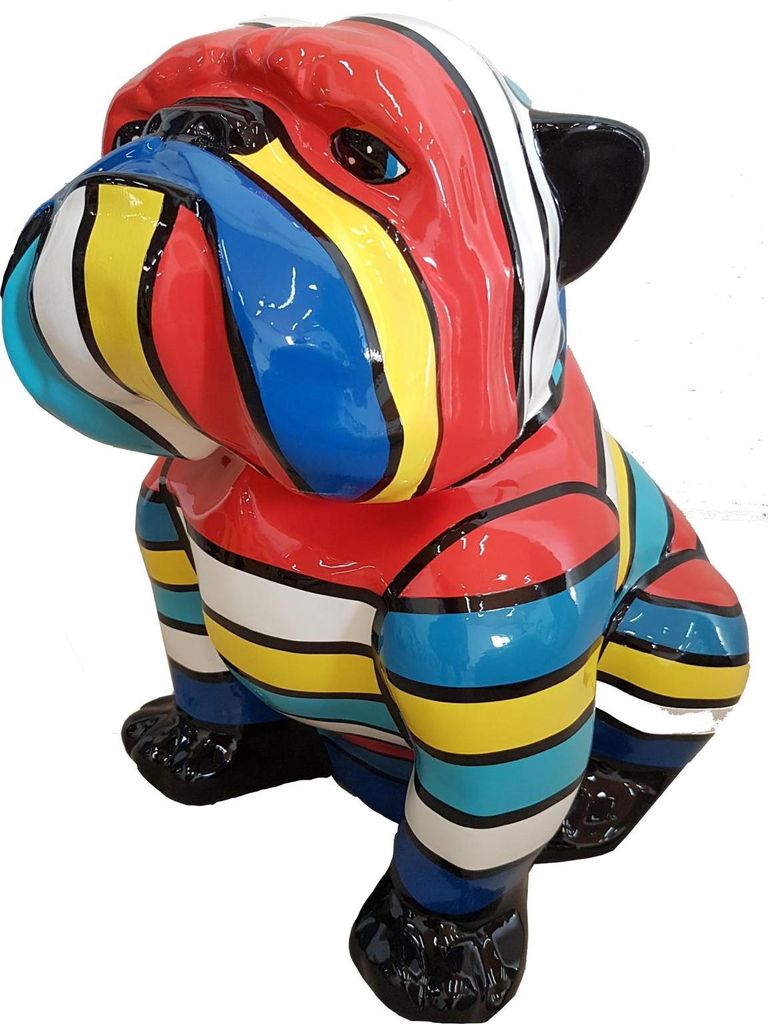 Abstrakte Deko Figur Statue Skulptur 80cm Figuren Statuen Skulpturen Hund (A701)