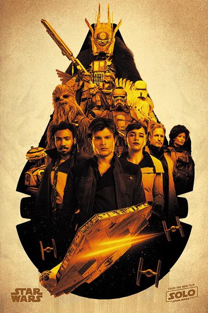 Star Wars Han Solo Star Wars Geschichten Miellenium Falcon - Poster 61x91,5 cm