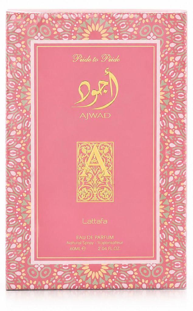 Lattafa Ajwad Pink To Pink, parfum voor dames, 60 ml Productafbeelding  AI-gegenereerde afbeelding