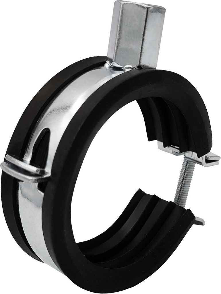 Stahl Rohrschelle 44 - 49 mm Rohrhalter Rohrhalterung Rohrbefestigung