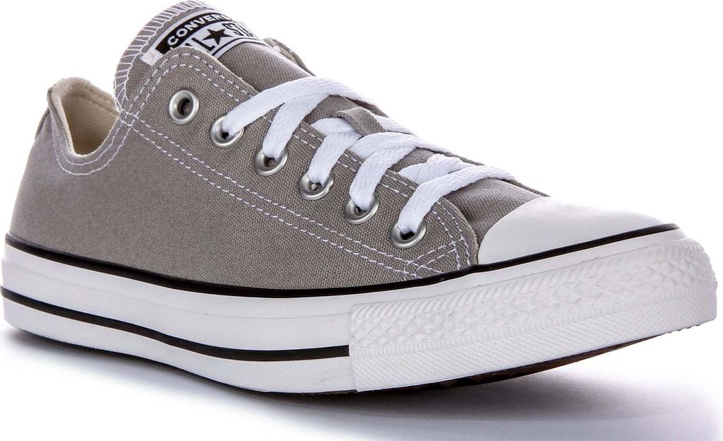 Converse Chuck Taylor All Star Low Top Textil Turnschuhe in Grau – undefined / Grau