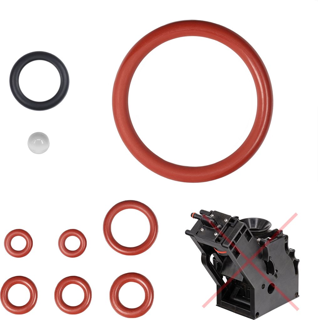 Snapworld-Kaffee Wartungssatz Dichtung O-Ring für Brühgruppe und Supportventil passend für Cafe Bonitas Acopino Set-35.1 (für Brüheinheit mit ...