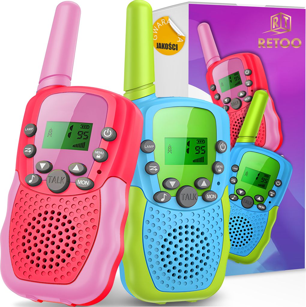 Walkie Talkie Große Reichweite Funkgerät 8 Kanäle Produktbild 1