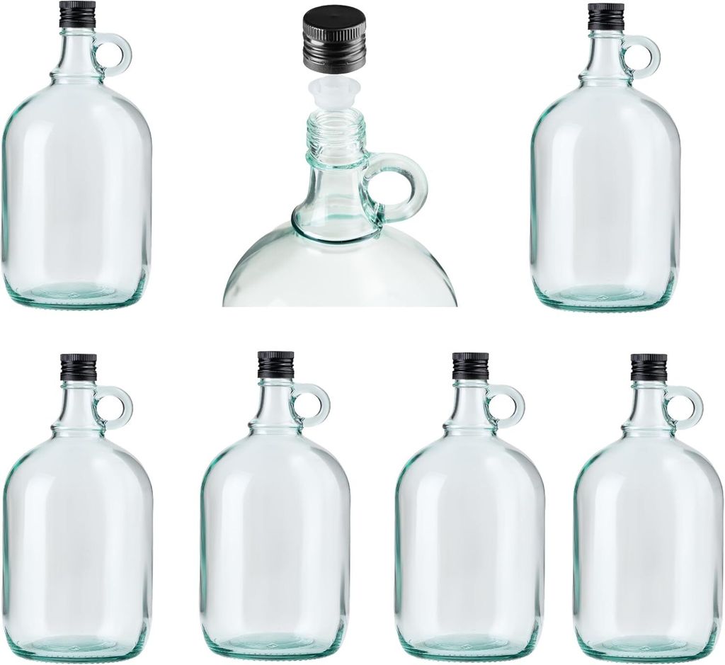 6 x 2L Flasche mit rundem Griff + Aussgießer Produktbild 