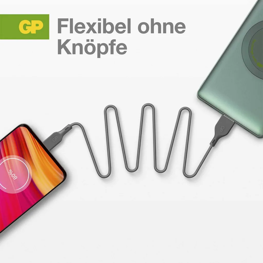 Câble de charge et synchronisation USB-C GP 1m noir haute performance - 10