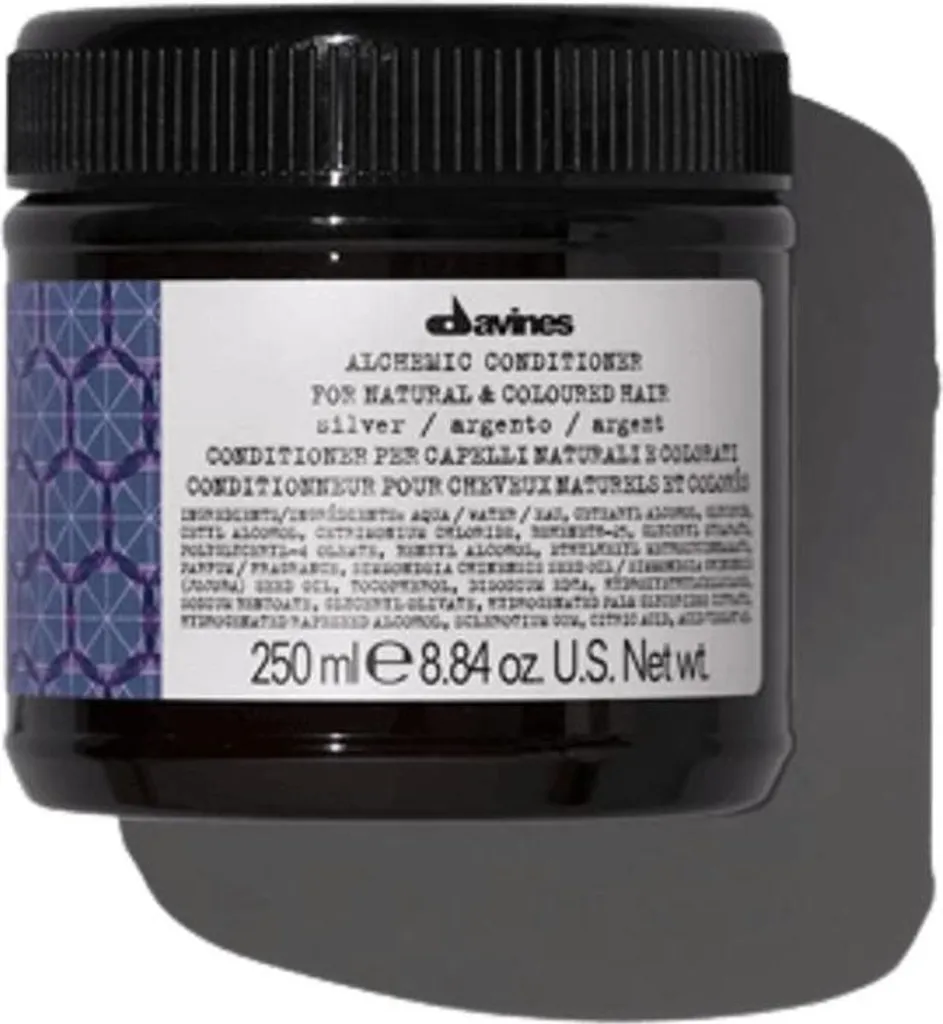Soin Alchemic Silver Davines Hydratant et Illuminant pour Cheveux Gris
