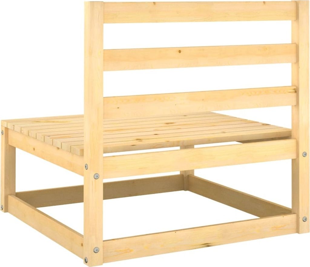 vidaXL 2-tlg. Garten-Lounge-Set Massivholz Kiefer Produktbild 5