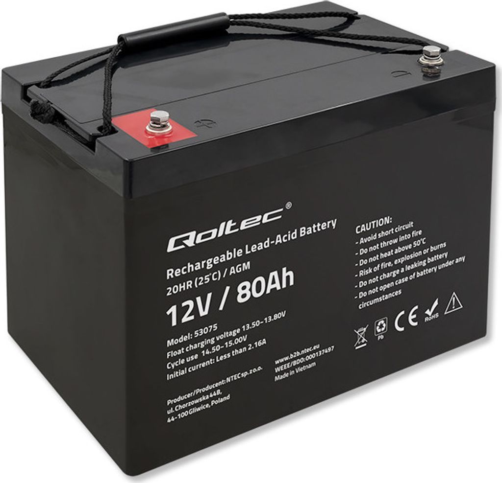 Baterie AGM | 12V | 80Ah Obrázek produktu 