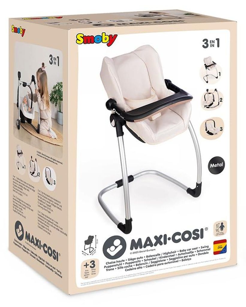 Silla alta para muñecas Smoby Maxi-Cosi 3 en 1: para Imagen del producto 