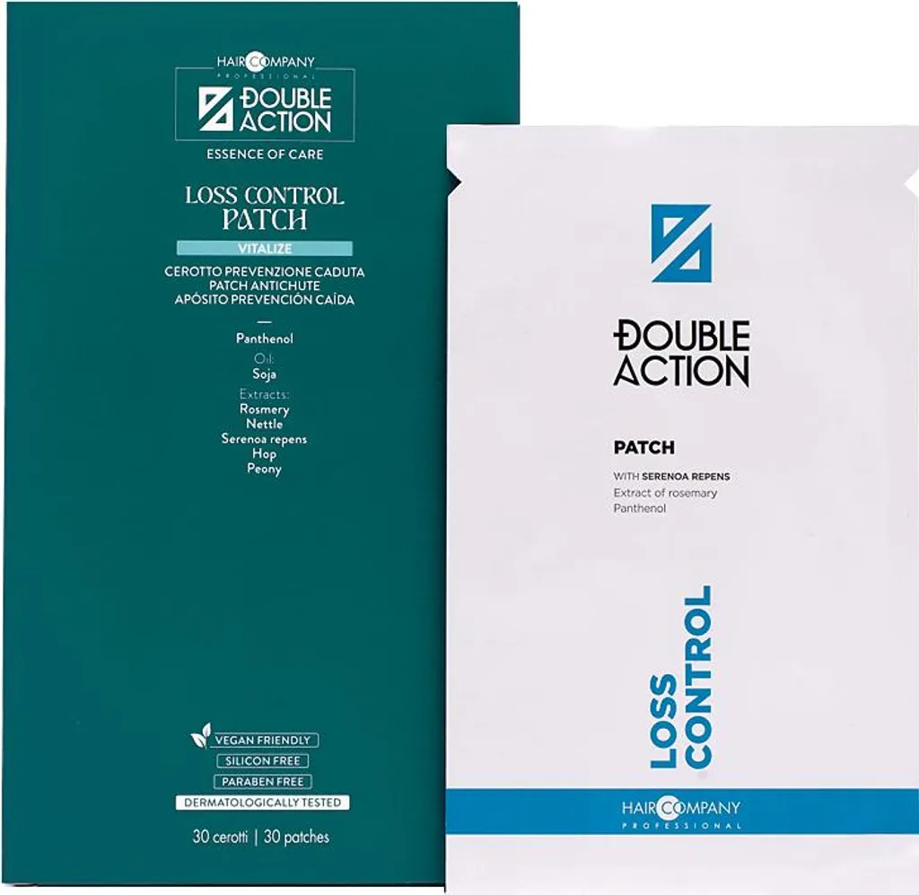 Patch anti-chute de cheveux Hair Company Double Action cure 30 unités