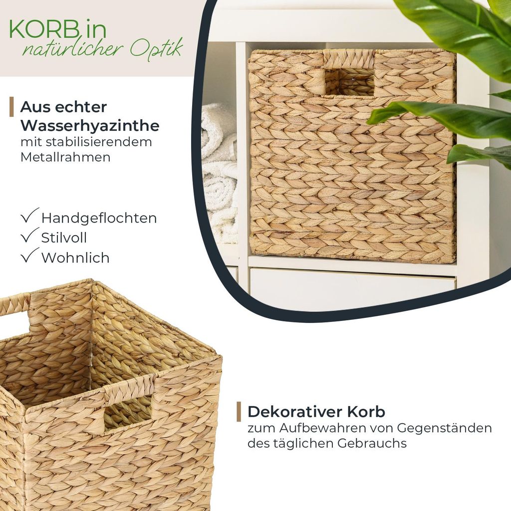 HMF Aufbewahrungskorb passend für KALLAX Regal, Korb