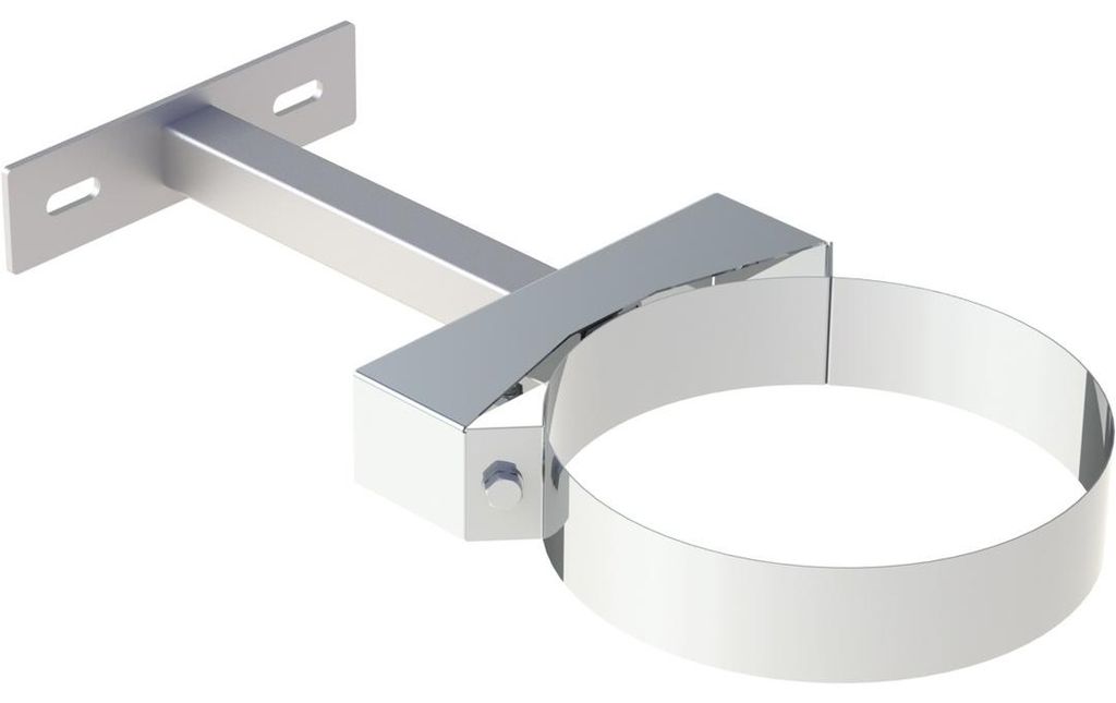 Jeremias DW-ECO 2.0 Edelstahl Abgassystem 160mm verstellbare Wandhalterung 150-250mm doppelwandig für Öl Gas Festbrennstoffe