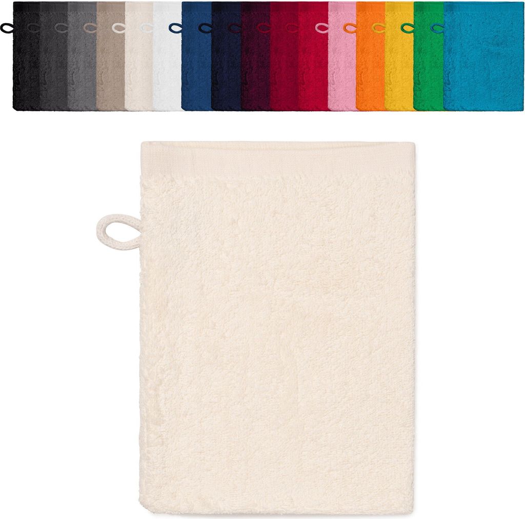 Waschhandschuh 15x21 cm Waschlappen 100% Baumwolle, Farbe: Produktbild 2