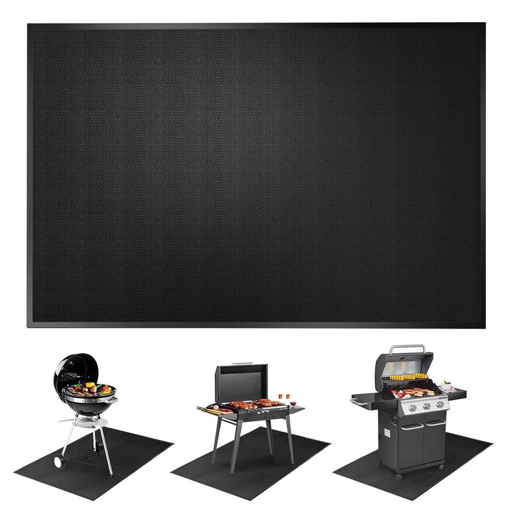 Feuerschutzmatte 100x150cm für Grill & Feuerstelle – Hitzebeständige Unterlage für Terrasse, Rasen, Camping & Holzböden