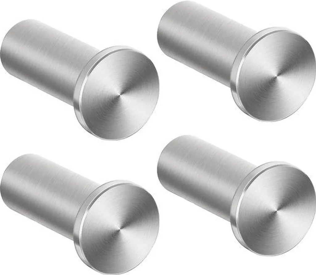 Patères murales en inox brossé RVS pour optimiser votre rangement