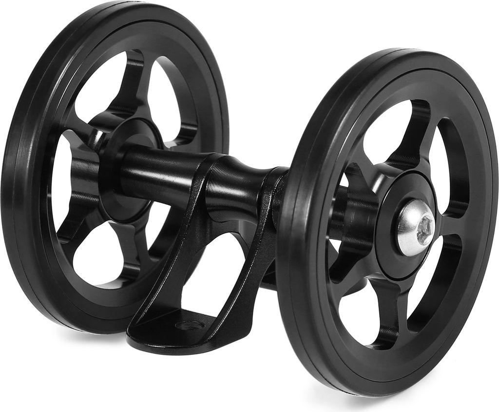 Lixada Aluminiumlegierung Fahrrad Doppelrolle Hinterr?der Ersatz fš¹r Brompton Faltrad hinten Kotflš¹gel