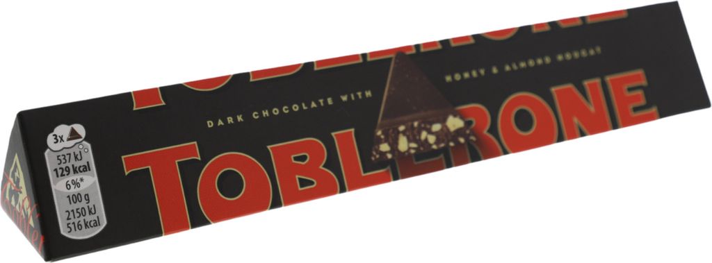 Cioccolato Toblerone con miele e torrone di mandorle 100 g Immagine del prodotto 