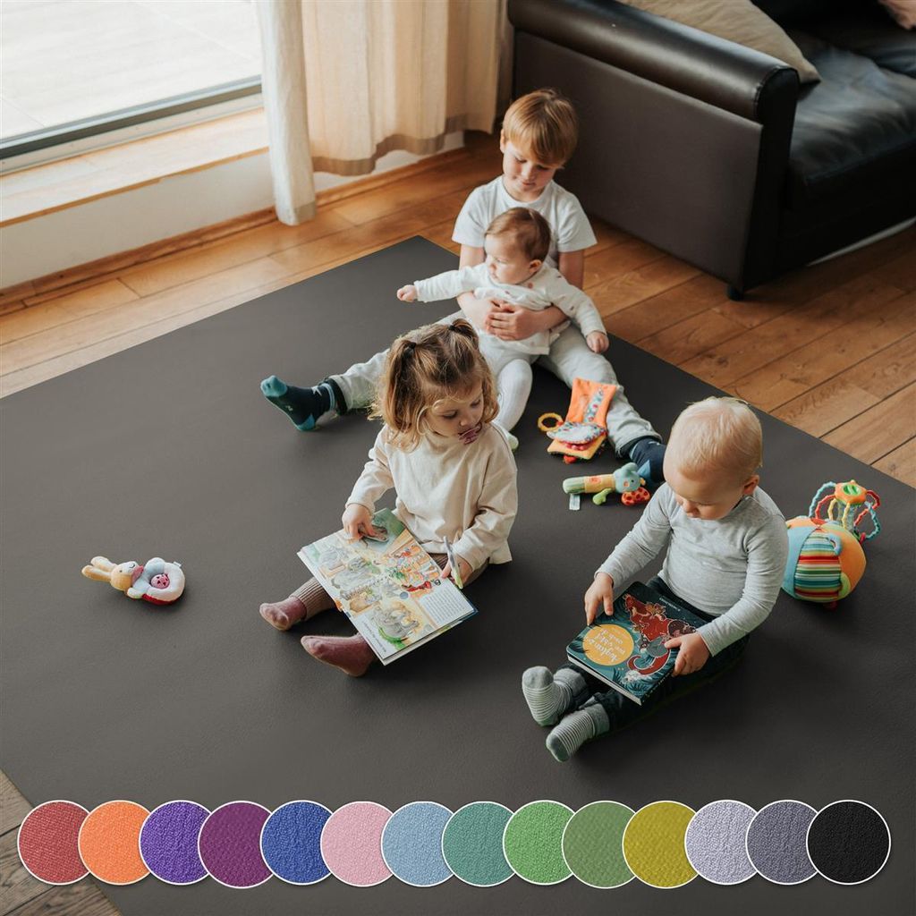 Krabbelmatte SanoSoft XXL 180x850cm Grau