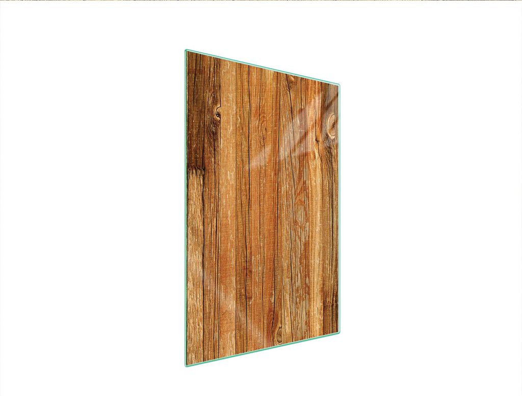 Glasschneidebrett 35x52 Holz