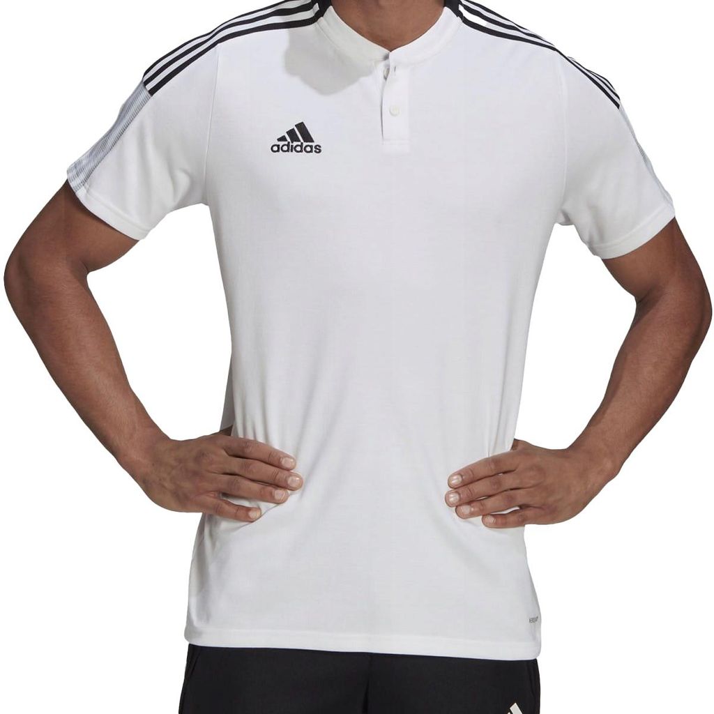 Adidas - Polo "Tiro 21" da uomo PP1017 (XS) (bianco) Immagine del prodotto 