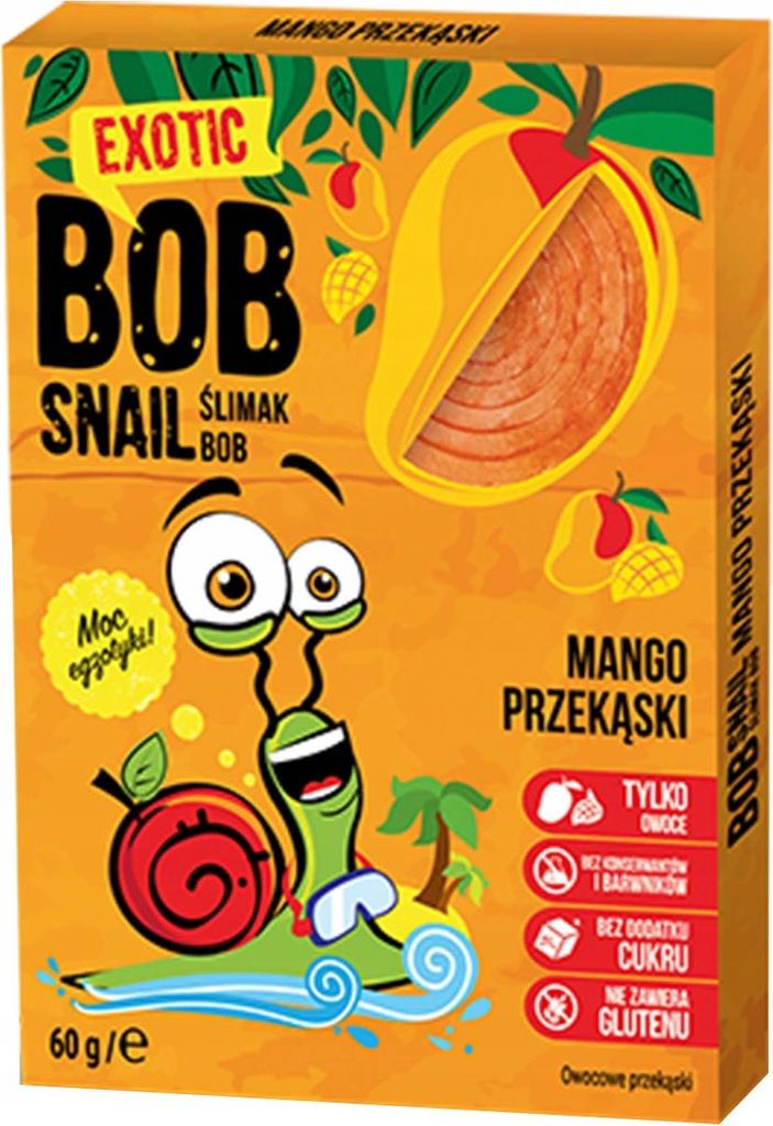 Zuckerfreier Mango-Fruchtsnack 60g BOB Produktbild 