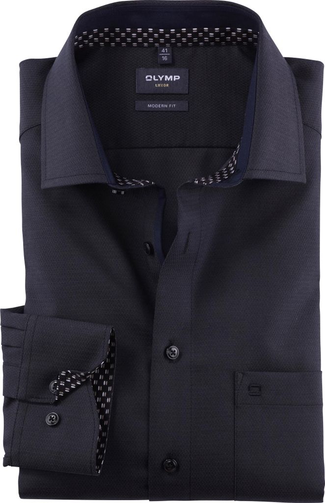 Olymp 1262/44 Hemden graphit 48