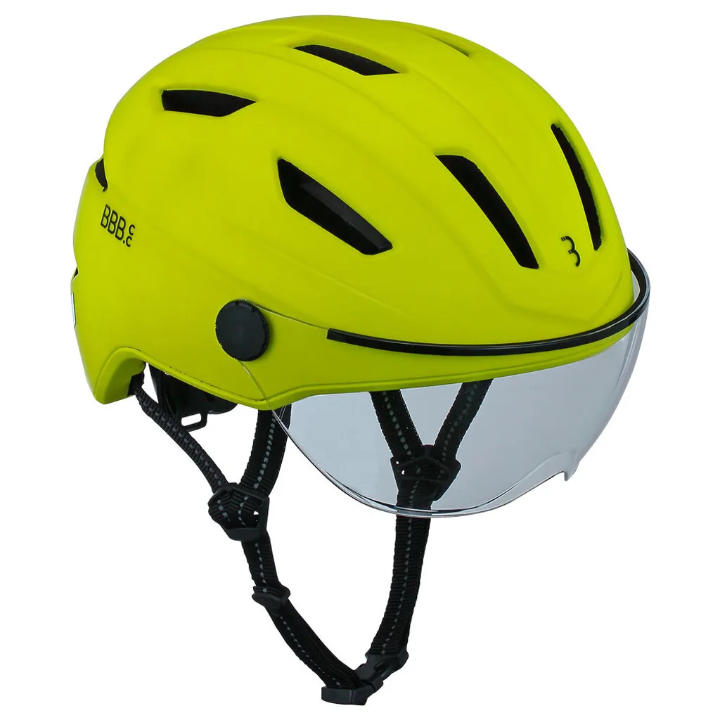 Casque de cyclisme avec visière BBB Move Face Shield jaune néon M - 3