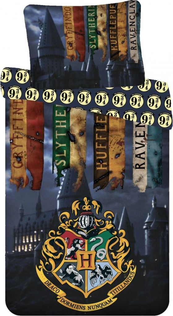Harry Potter Houses Bettwäsche 140×200cm, 70×90 cm Produktbild 