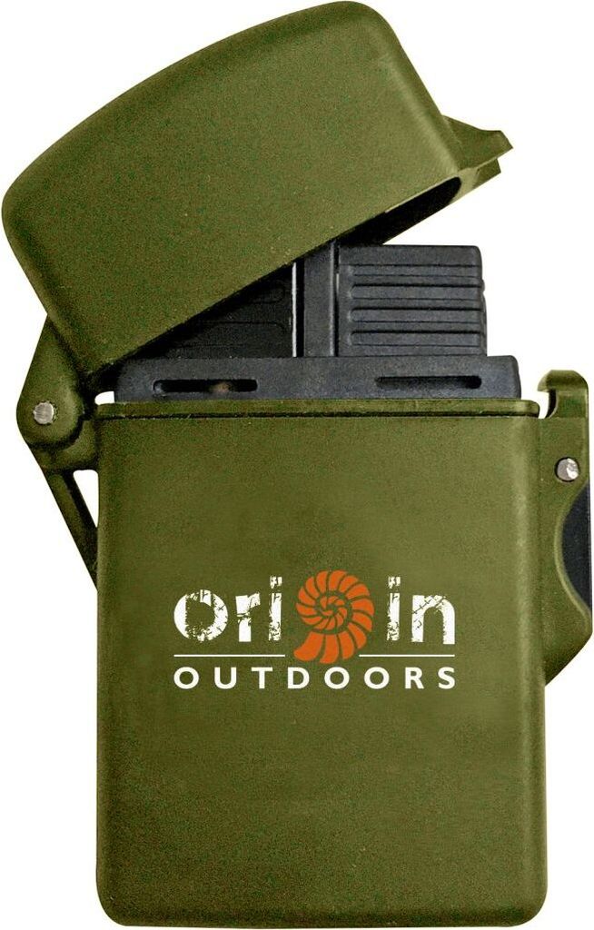 Origin Outdoors Sturmfeuerzeug 'Waterproof', oliv
