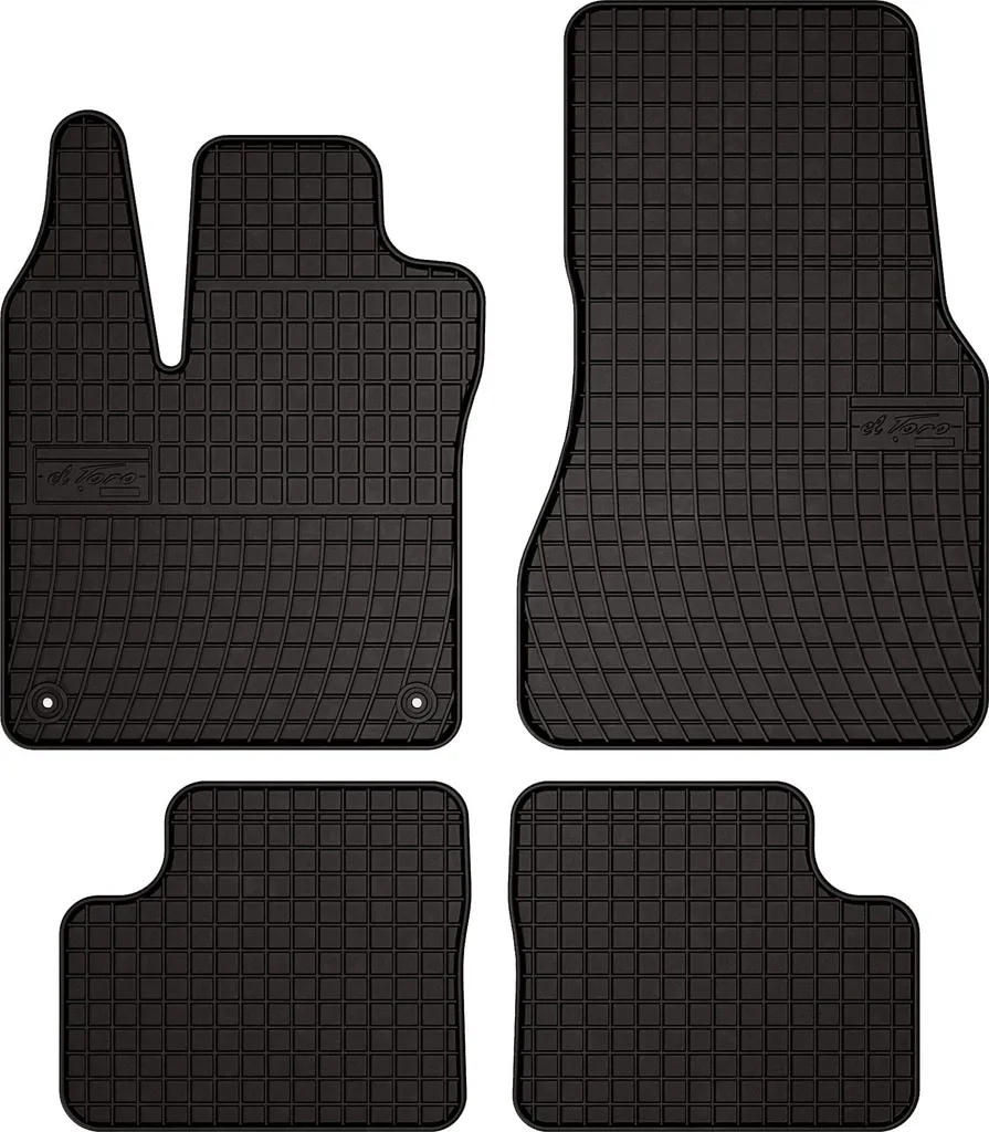 Tappetini Professionali Gomma per Smart ForFour II 2014-2020 - 4pz