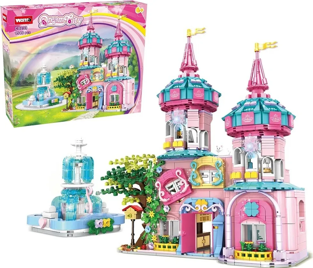WOMA Ville des Rêves KP30126 : Jeu de Construction Monde Magique