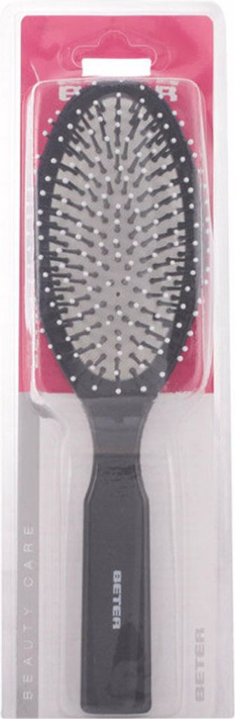 Beter 03030, Erwachsener, Paddelhaarbürste, Schwarz, Weiß, Abbildung, Nylon, 1 Stück(e)