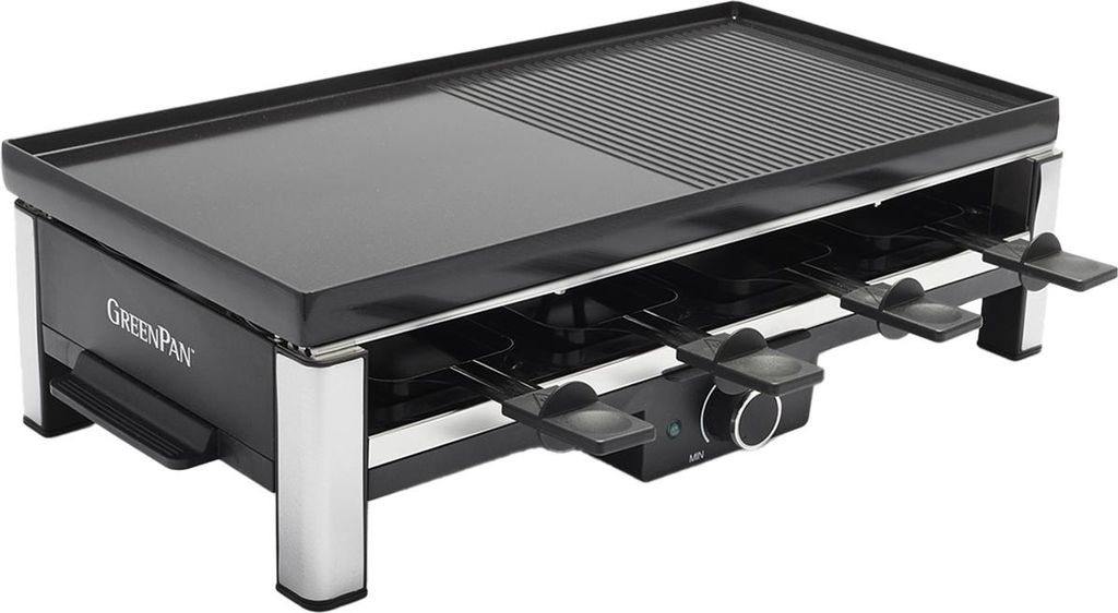 GreenPan Bistro, 8 Person(en), Schwarz, Silber, Rechteckig, Produktbild 