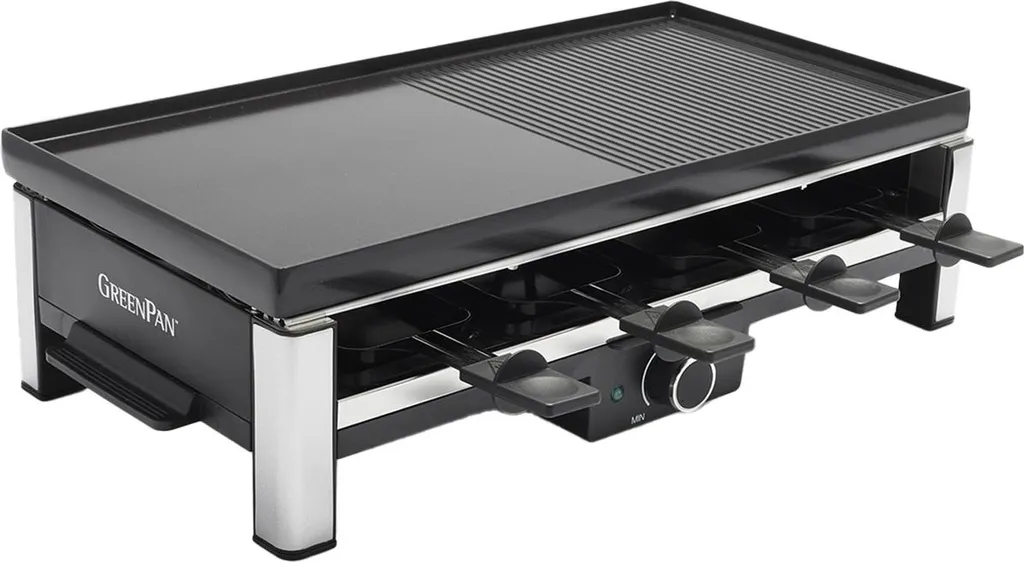 Appareil à raclette et gril de table GreenPan Bistro pour 8 convives