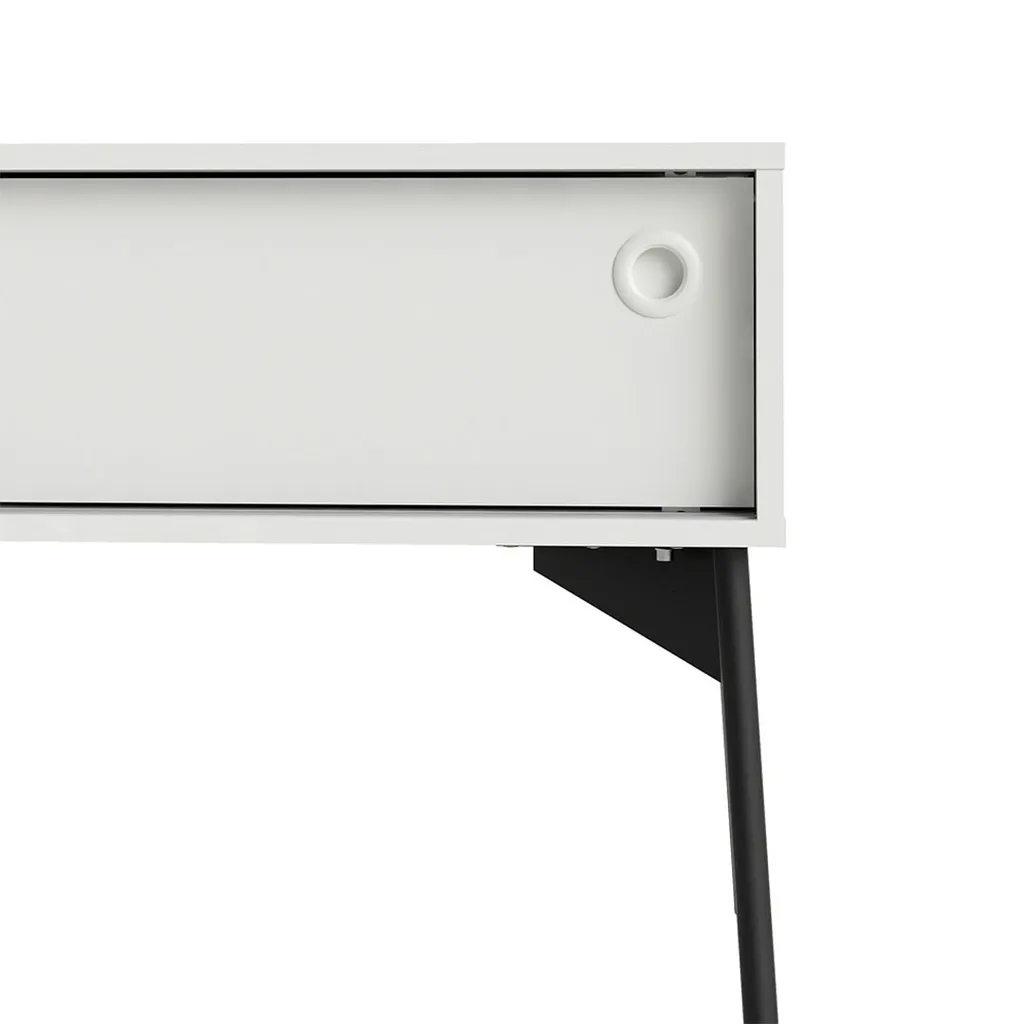 Porta TV Elly 2 Ante Scorrevoli Bianco e Grigio | Prezzo Imbattibile - 4