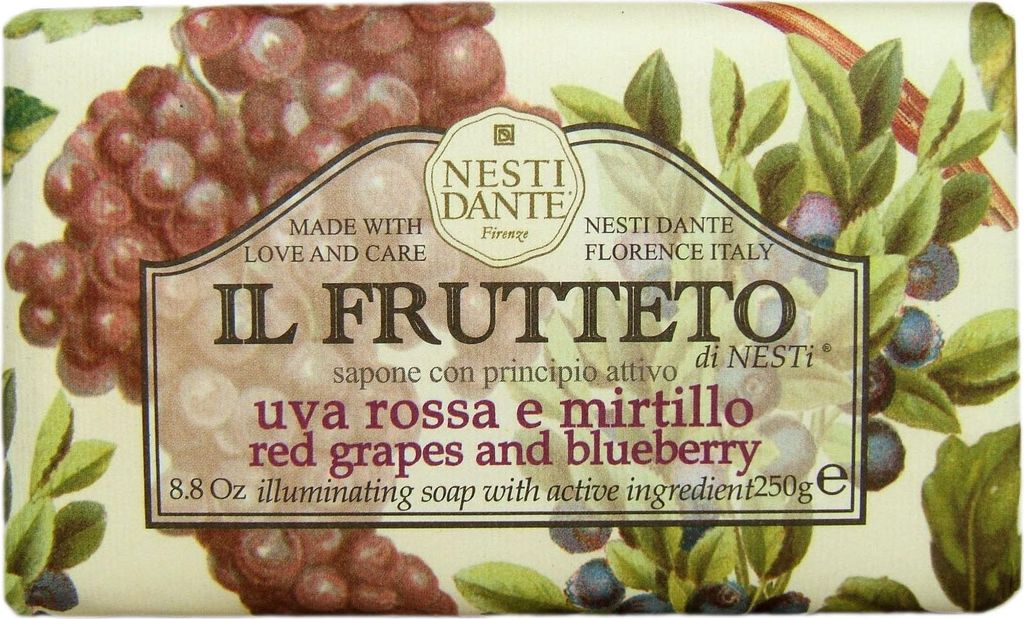 Nesti Dante Il Frutetto mydlo Soap Red Grapes & Blueberry Obrázok produktu 