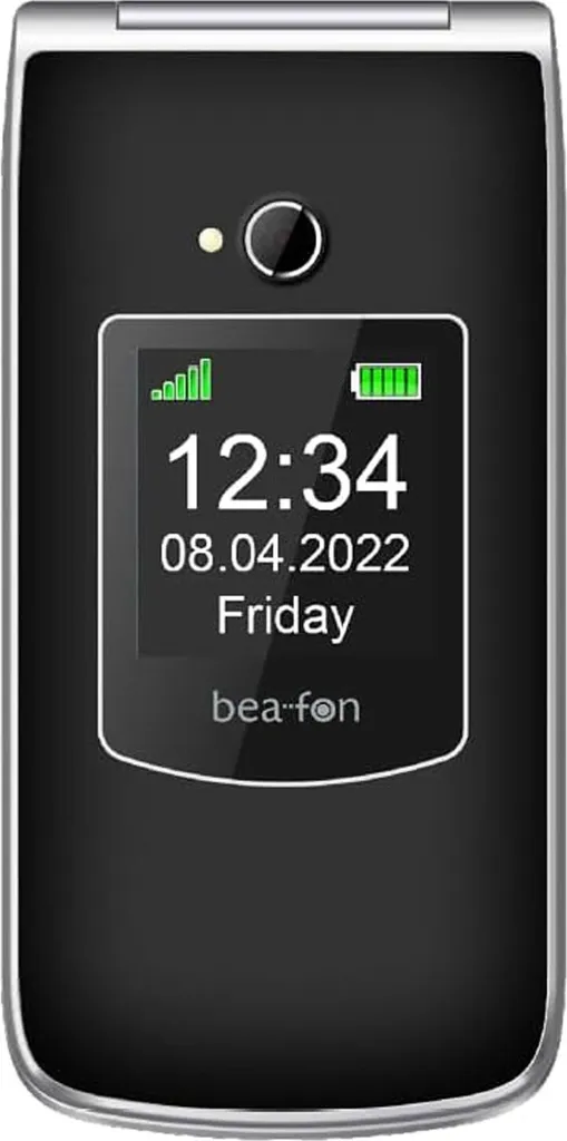 Beafon SL605 Téléphone Senior Noir avec Double Écran et Volume Puissant